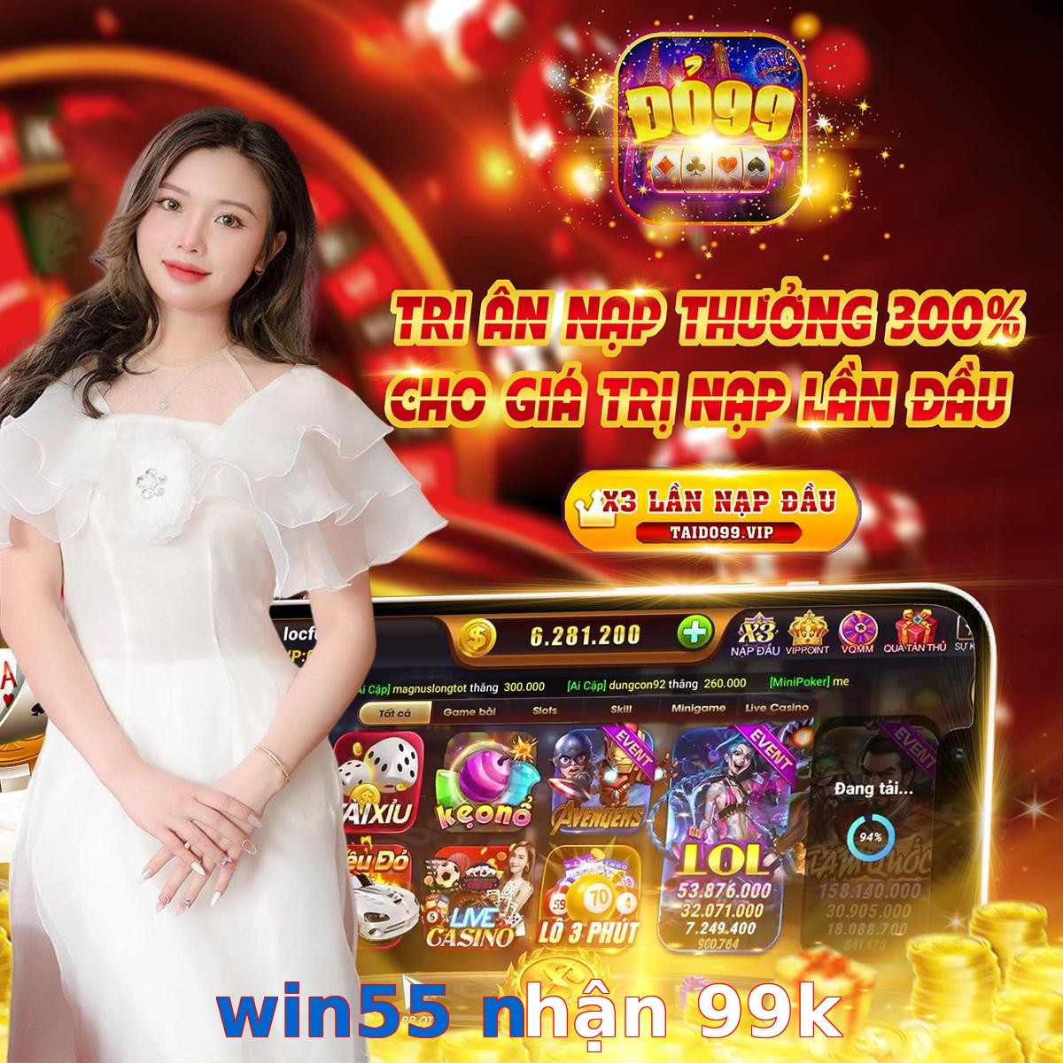 win55 nhận 99k