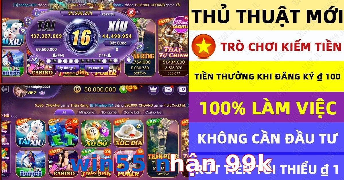 win55 nhận 99k